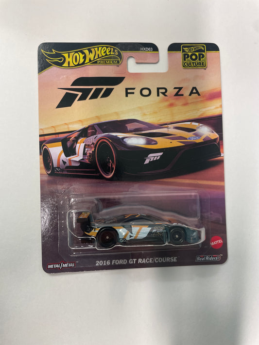 Hot Wheels 1/64 Pop Culture Forza 2016 Ford GT Race/Course Black & Orange