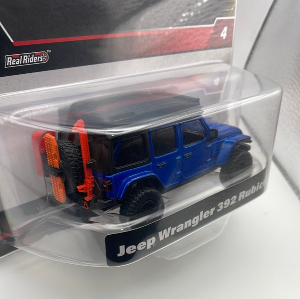 1/43 Hot Wheels Jeep Wrangler 392 Rubicon Blue & Black Flipn Diecast