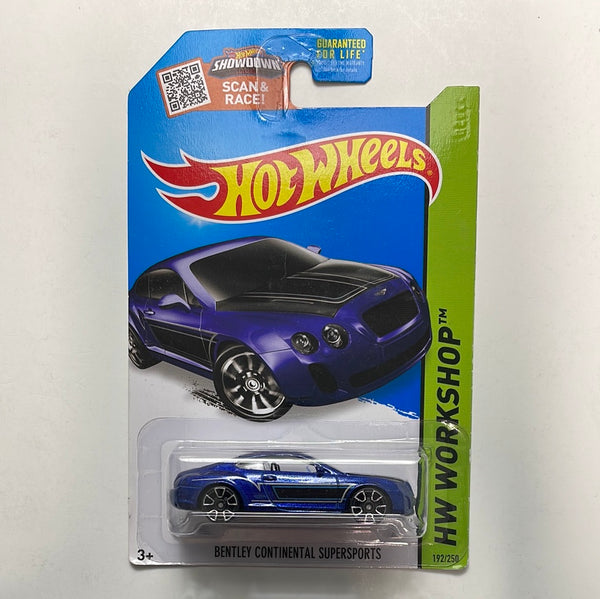 Hot Wheels 1/64 Bentley Continental Supersports Blue