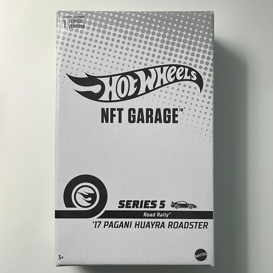 Hot Wheels NFT Garage Series 5 ‘17 Pagani Huayra Roadster Yellow (Limited to 3000 Units)
