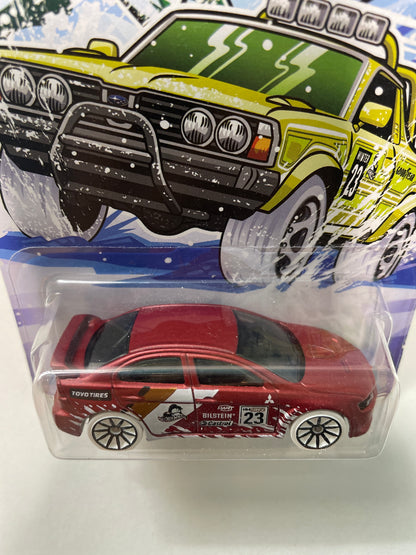 Hot Wheels 1/64 2008 Mitsubishi Lancer Evolution Red - Damaged Box