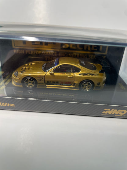 Inno64 1/64 2026 Tokyo Auto Salon TASKL25 Event Edition Toyota Supra (A80) GT-300 Gold - IN64-A80TSTH-TASKL25