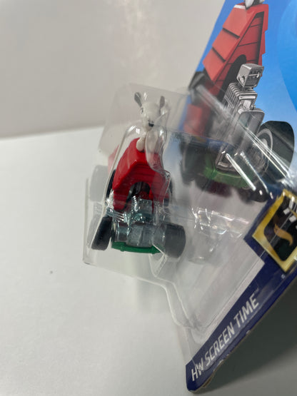 Hot Wheels 1/64 Snoopy Red & Green - Damaged Card