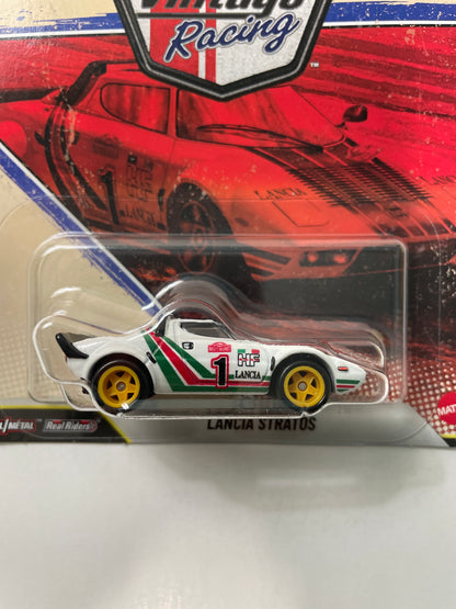 Hot Wheels 1/64 Car Culture 2026 Mix T Vintage Racing Lancia Stratos White - JKF26