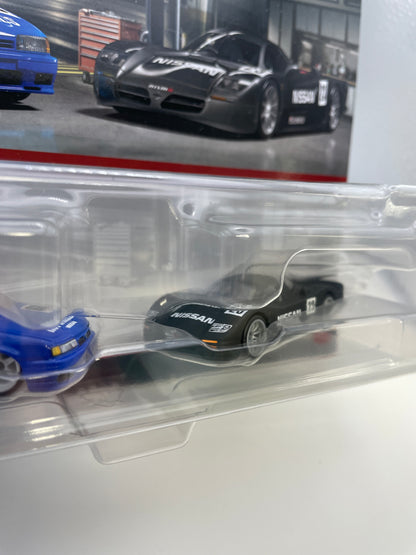 Hot Wheels 1/64 Car Culture Premium 2 Pack '94 Nissan Primera & Nissan R390 GT1
