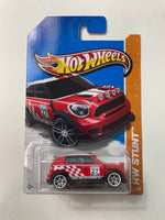 Hot Wheels 1/64 ‘12 Mini Countryman Rally Red - Damaged Card