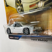 Hot Wheels 1/64 Fast & Furious Mix E Ford RS200 White
