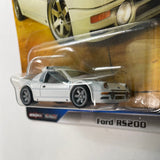 Hot Wheels 1/64 Fast & Furious Mix E Ford RS200 White - Damaged Box