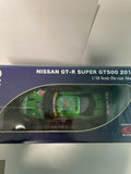 Ebbro 1/18 Nissan GT-R Super GT500 2015 D'Station Advan GT-R Super GT500 Rd.4 Fuji Winner n24 Black & Green - Damaged Car (Read description)