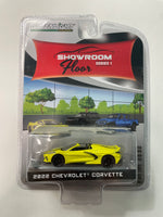 Greenlight 1/64 Showroom Floor 2022 Chevrolet Corvette Yellow