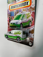 Matchbox 1/64 Caramel Apple Pops Volkswagen Caddy Delivery Green & White