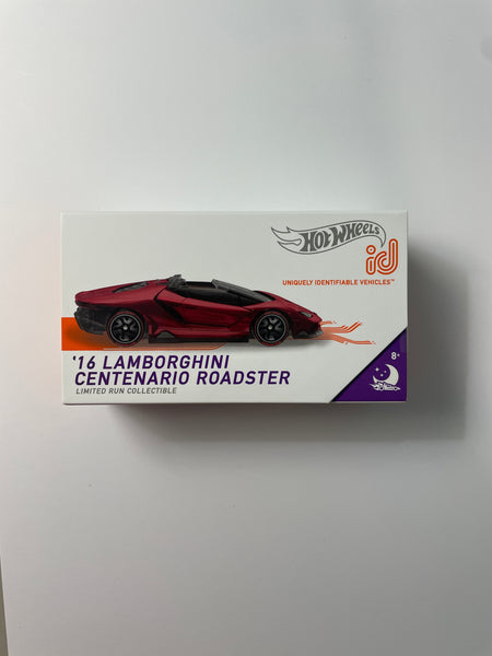 Hot Wheels ID 1/64 '16 Lamborghini Centenario Roadster Red