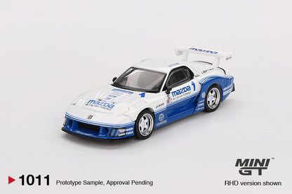 Mini GT 1/64 MAZDA RX-7 LB-Super Silhouette IMSA Blue & White - MGT01011