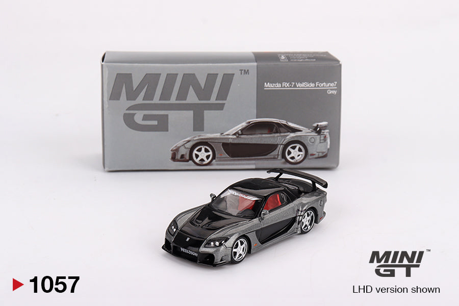 Mini GT 1/64 Mazda RX-7 VeilSide Fortune7 Grey - MGT01057 – Flipn