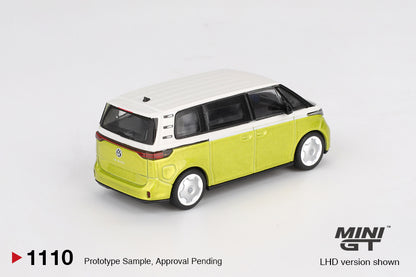 Mini GT 1/64 Volkswagen ID.Buzz Candy White/ Pomelo Yellow - MGT1110