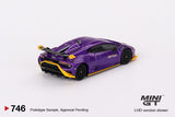 Mini GT 1/64 Lamborghini Huracán STO Viola Pasifae