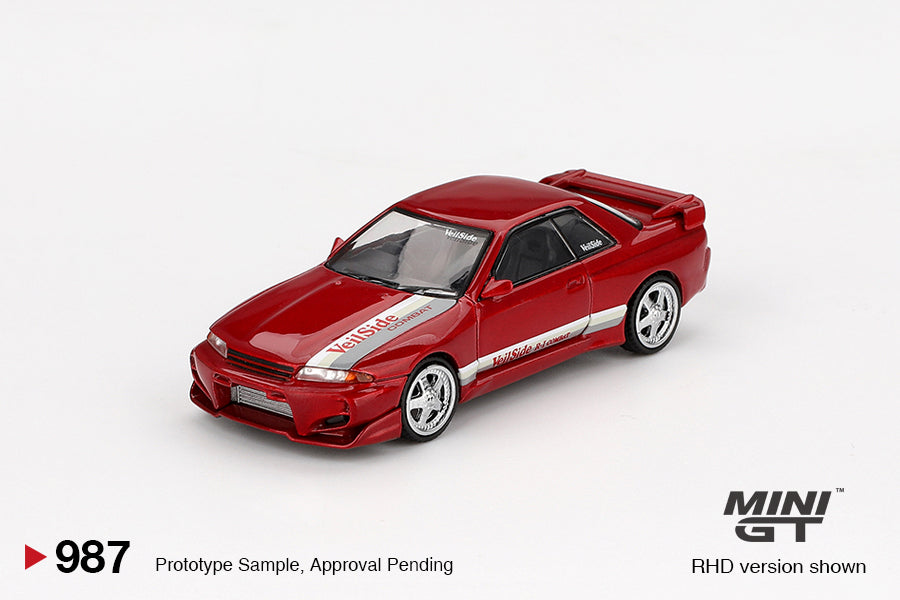 Mini GT 1/64 Nissan Skyline GT-R (R32) VeilSide Combat C-I Gem Red