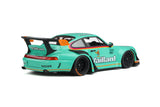 GT Spirit 1/18 Porsche RWB Body Kit Vaillant Resin Series Turquoise