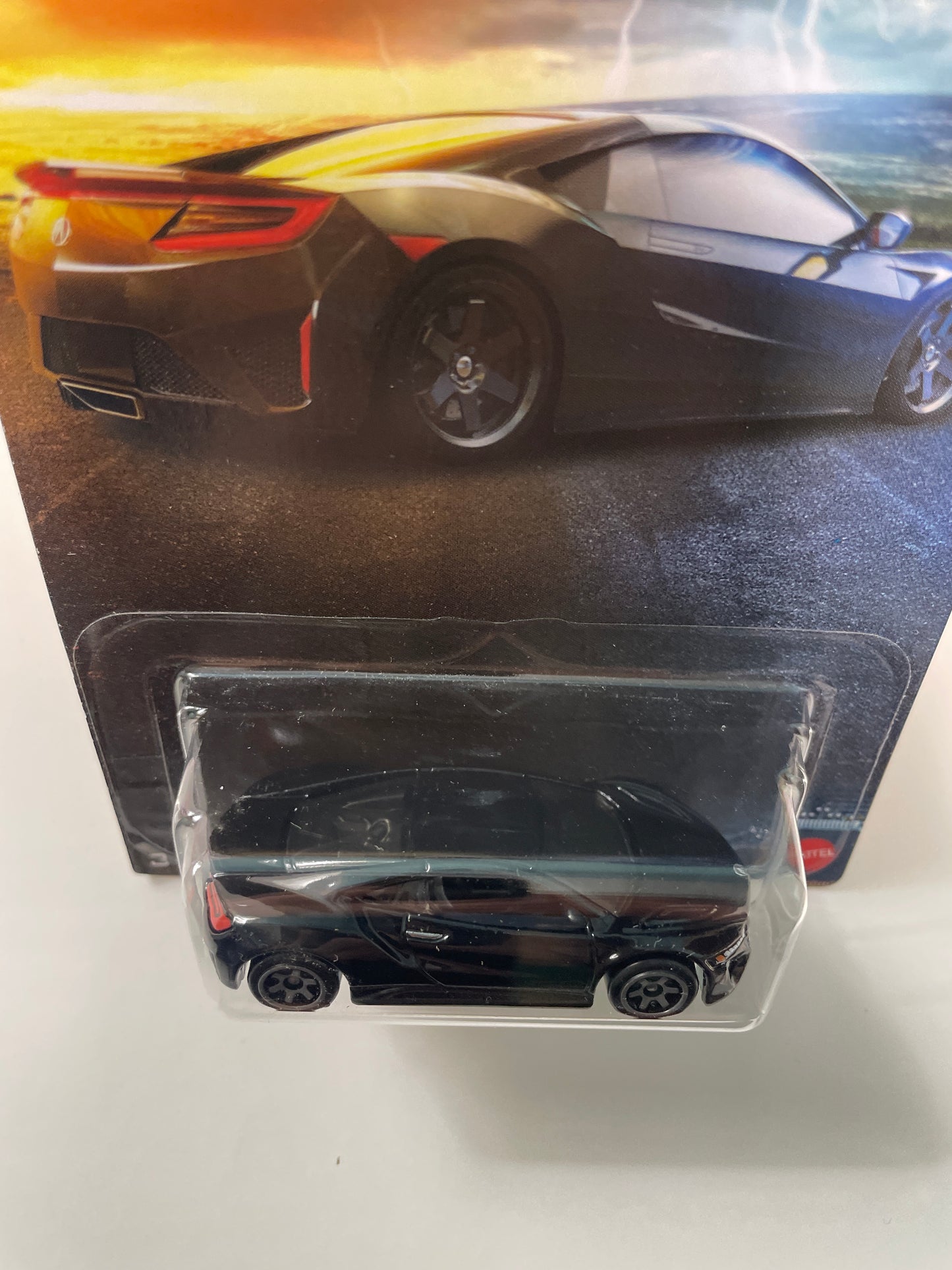 Hot Wheels 1/64 Silver Series Hybrid Speed '17 Acura NSX Black - JCB80 - Damaged Box