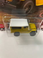 Hot Wheels 1/64 Boulevard Mix A Toyota Land Cruiser FJ43 Yellow - Damaged Card