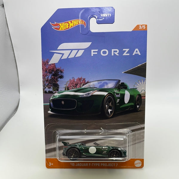 Hot Wheels 1/64 Forza ‘15 Jaguar F-Type Project 7 Green