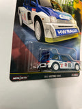 Hot Wheels 1/64 Car Culture Hammer Drop MG Metro 6R4 White & Blue