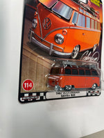 Hot Wheels 1/64 Boulevard Mix Z 1967 Volkswagen Samba Bus Orange