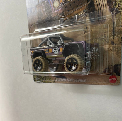 Hot Wheels 1/64 Baja 4x4 Custom Ford Bronco Purple