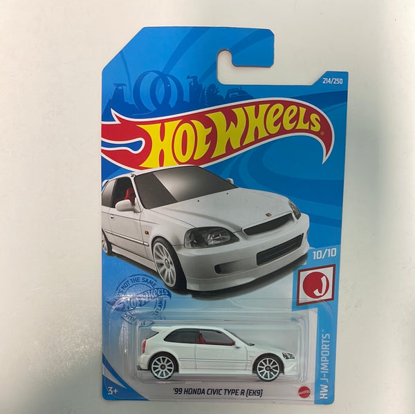 *Damaged Card*  Hot Wheels ‘99 Honda Civic Type R EK9 White