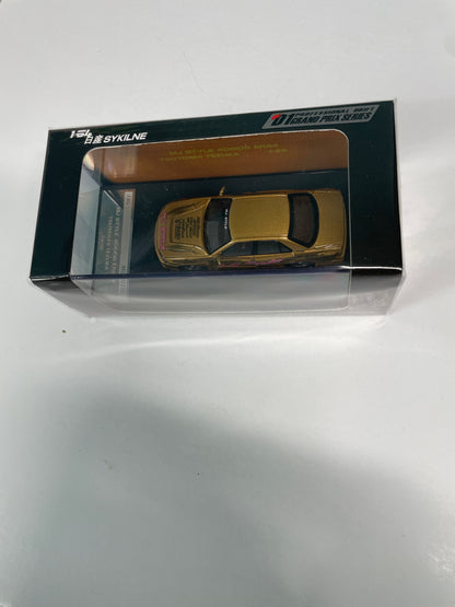 Mortal Model 1/64 Nissan Skyline MJ Style 4Door ER34 Gold