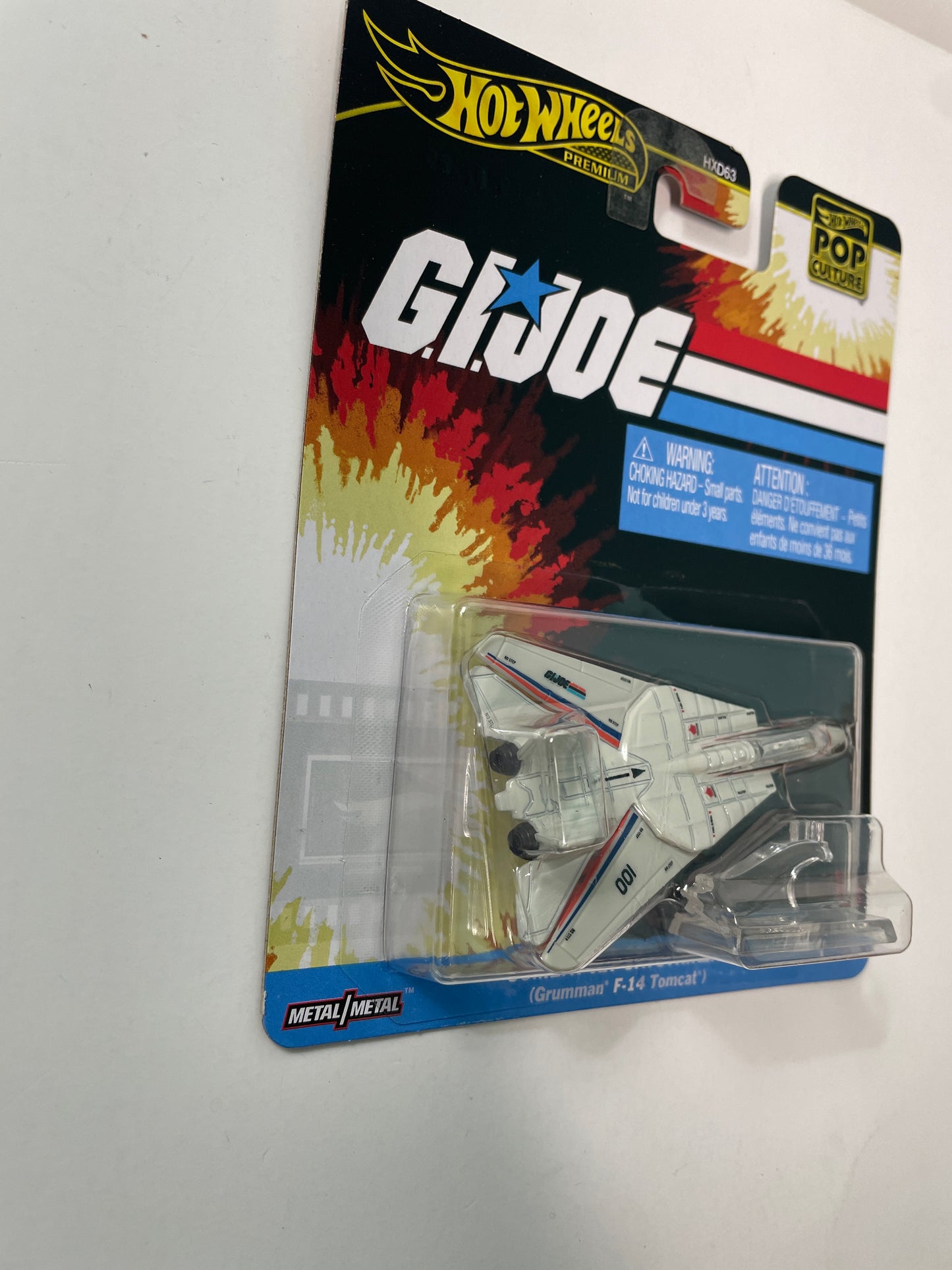 Hot Wheels 1/64 Pop Culture G.I.Joe Combat Jet Skystriker Grey