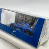 1/64 Postercars Hypercar League Collection Porsche 918 Spyder Sapphire Blue Metallic