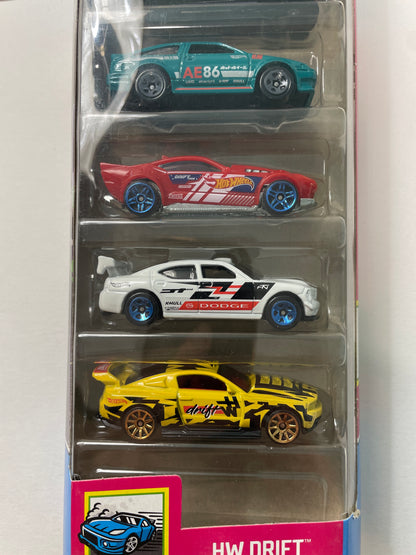Hot Wheels 1/64 5 Pack Drift - Damaged Box