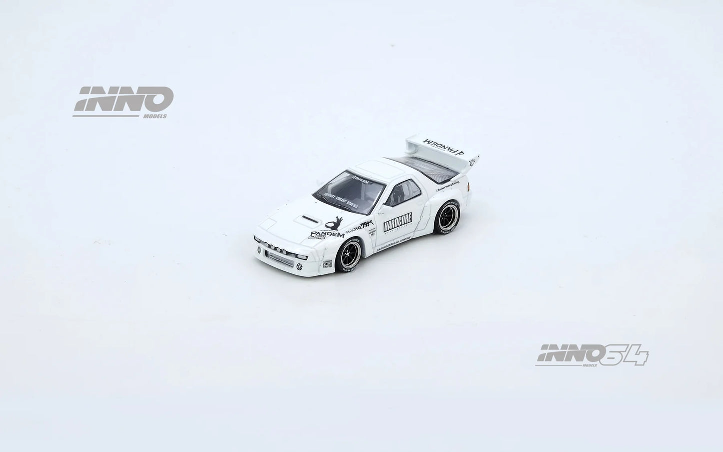 Inno64 1/64 Mazda RX-7 (FC3S) Pandem Aero White