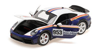 Minichamps 1/18 Porsche 911 Dakar 2022 Roughroads Blue & White