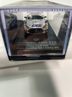 Para64 1/64 Mercedes-AMG GT3 2022 Gulf 12hr Ram Racing #8 D2 livery Silver & White