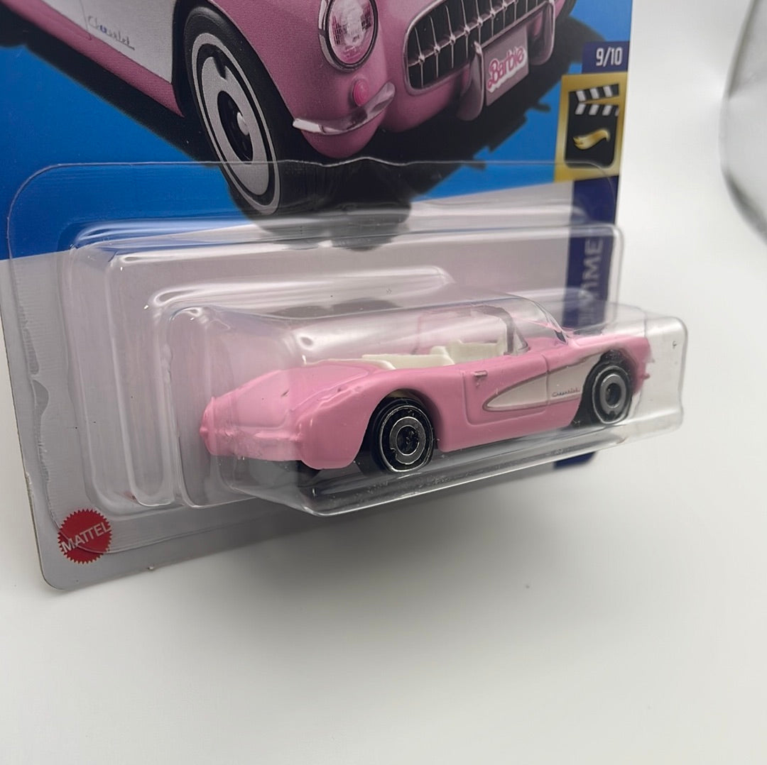 *Japan Card* Hot Wheels 1/64 1956 Corvette Pink