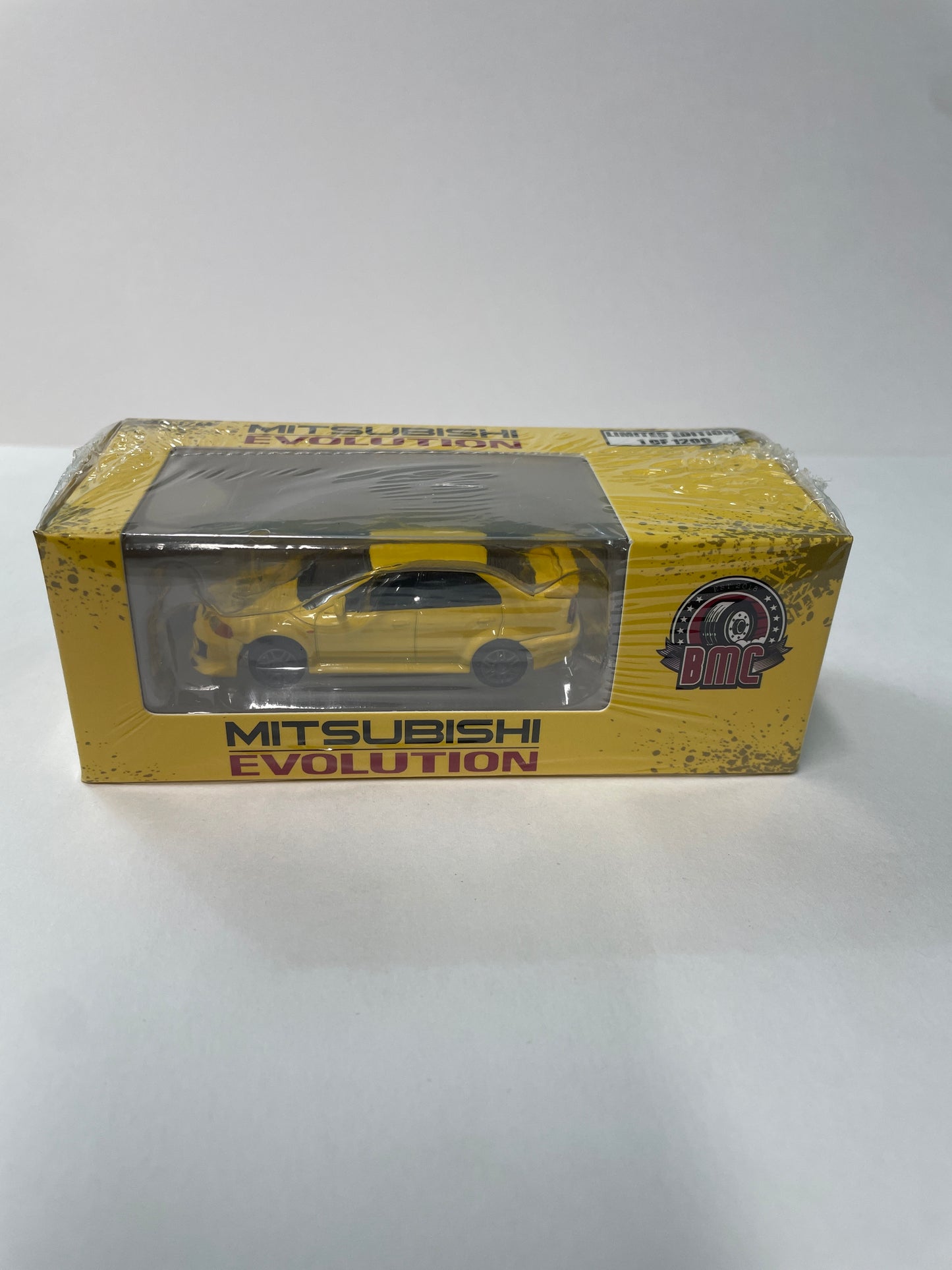 BM Creations 1/64 Mitsubishi Evolution V Yellow