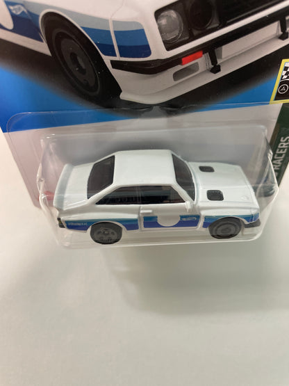Hot Wheels 1/64 Ford Escort RS2000 White & Blue