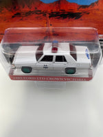 *Chase* Greenlight 1/64 Hollywood Thelma & Louise 1983 Ford LTD Crown Victoria White