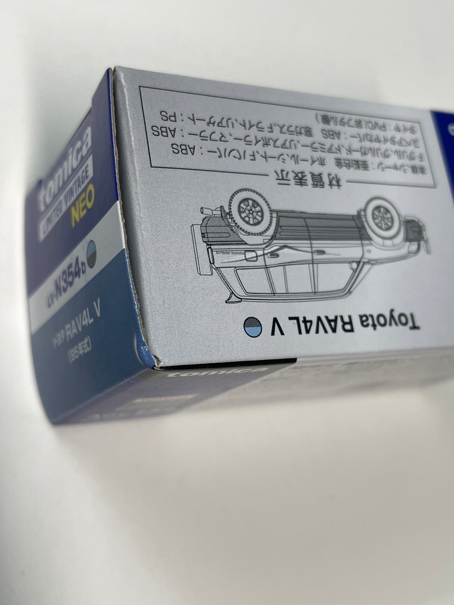 Tomica Limited Vintage Neo 1/64 LV-N354b Toyota RAV4L V 1995 Blue & Grey - Damaged Box