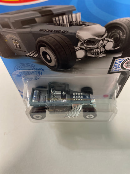 Hot Wheels 1/64 Bone Shaker Mooneyes Grey
