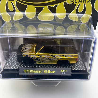 M2 Machines 1/64 2023 Magical Weekend Of Cars 1973 Chevrolet K5 Blazer Black & Gold