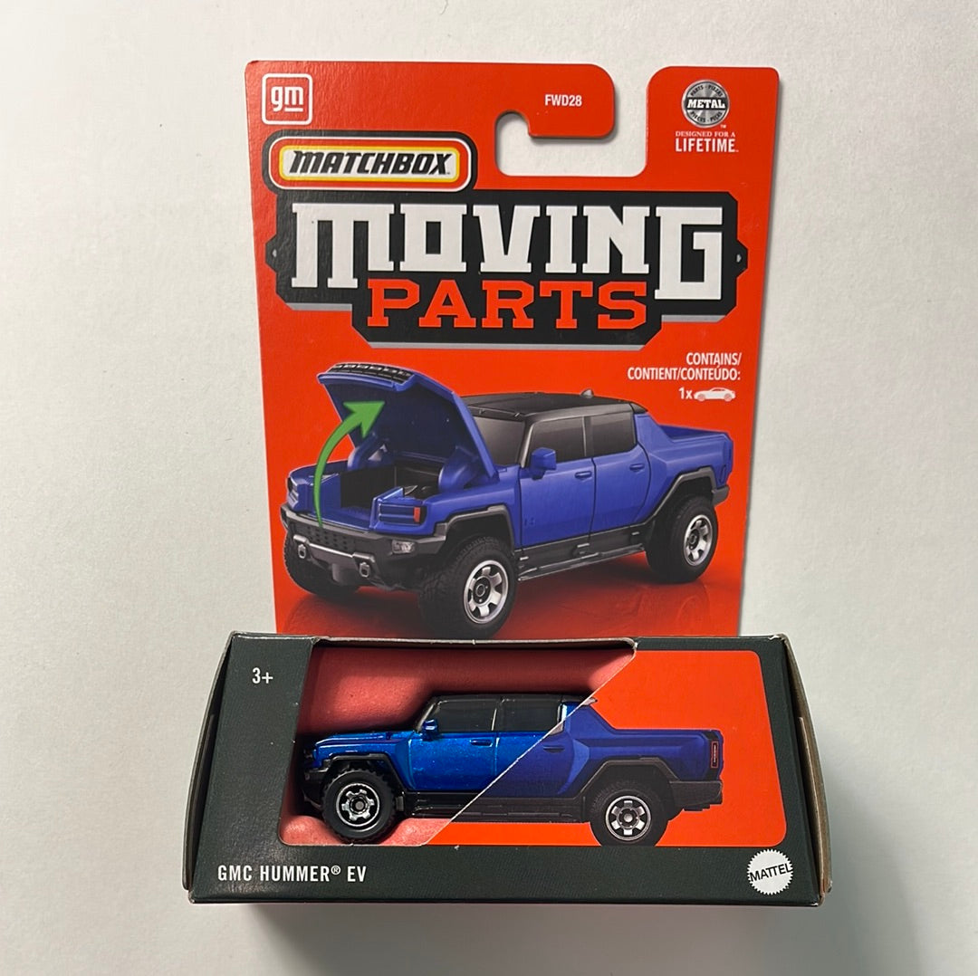 Matchbox 1/64 Moving Parts GMC Hummer EV Blue