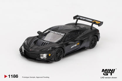 Mini GT 1/64 Chevrolet Corvette Z06 GT3.R Road America Test car Black - MGT01186