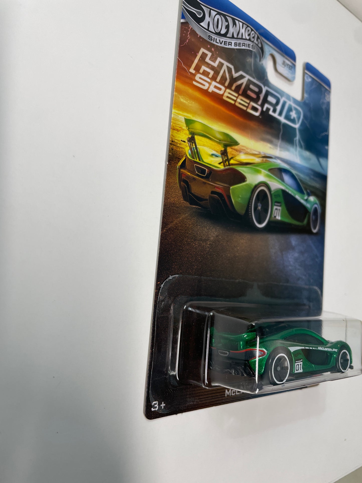 Hot Wheels 1/64 Silver Series Hybrid Speed McLaren P1 Green - JCB78