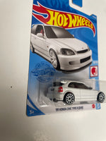 *Japan Card* Hot Wheels 1/64 ‘99 Honda Civic Type R EK9 White - Damaged Card