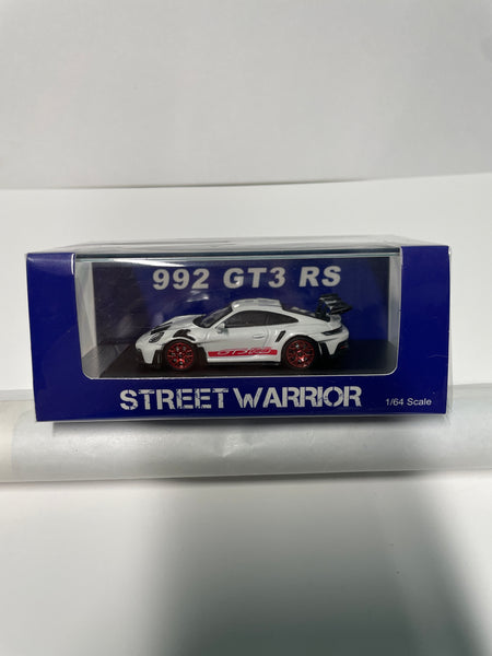 Street Warrior 1/64 Porsche 992 GT3 RS White