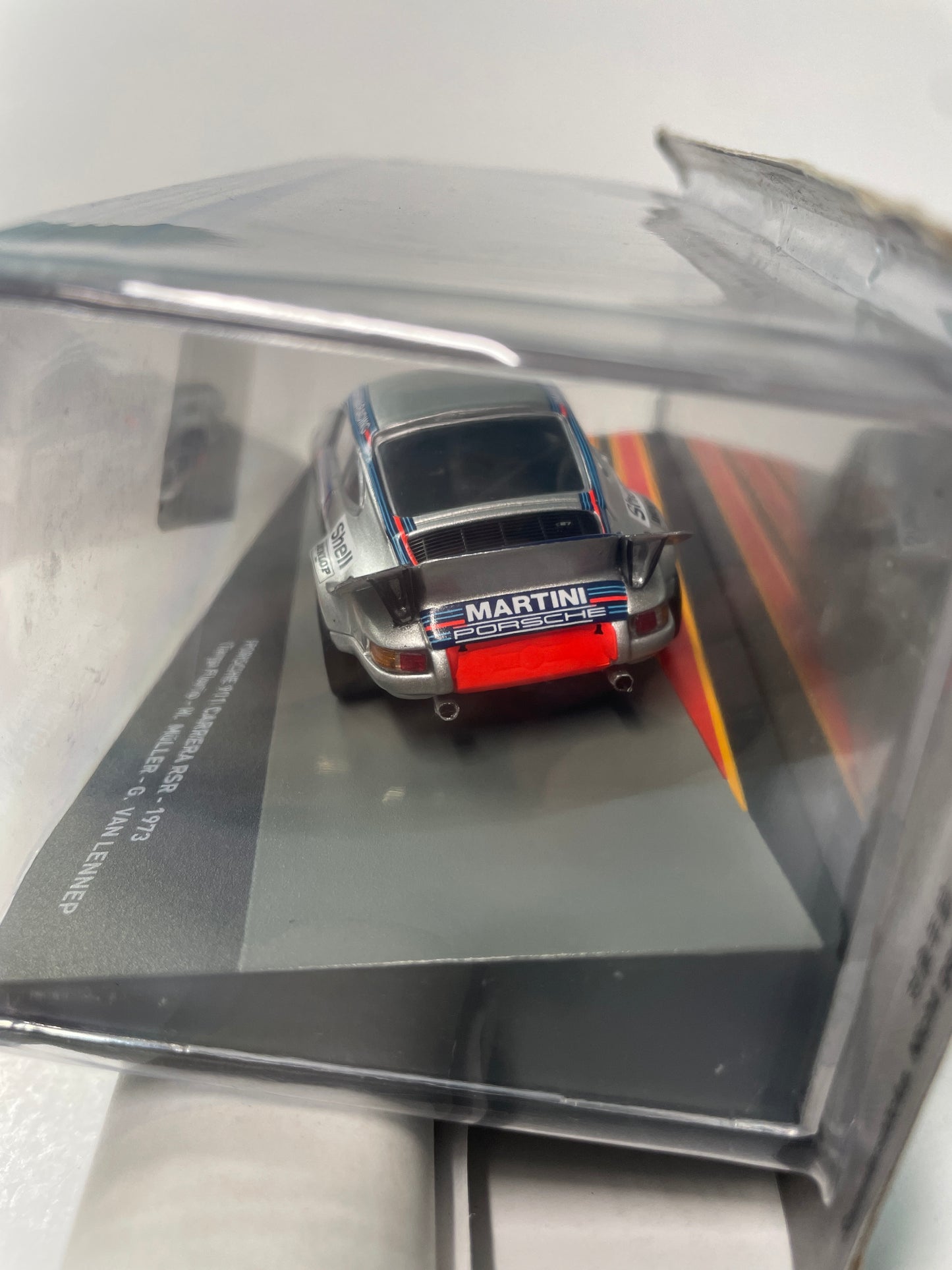 Altaya 1/43 Porsche 911 Carrera RSR 1973 Targa Florio #8 Silver