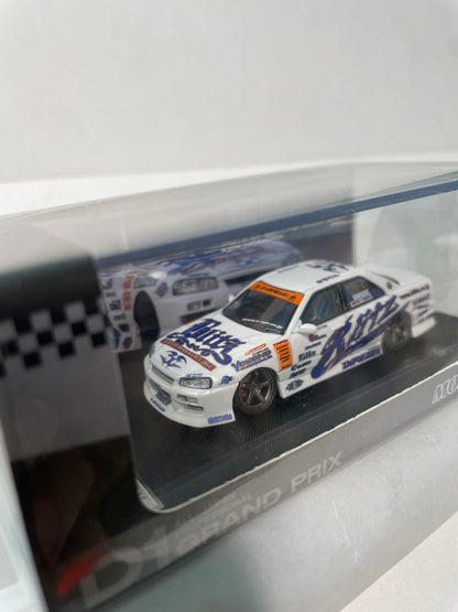 Mortal Model 1/64 Blitz Ken Nomura D1 Nissan Skyline  ER34 2004 White